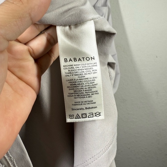 Aritzia Babaton Contour V Neck Midi Dress Size Large - Picture 6 of 7